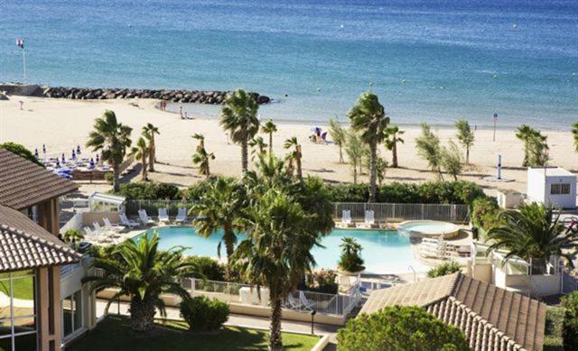 Port Frejus Cap Hermes Vue Mer Et Port Pieds Dans L'Eau Piscine Pkg Екстер'єр фото
